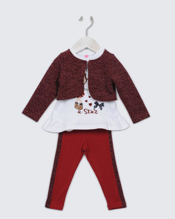 Picture of C1776 3 PCS SET THERMAL WITH LEGGINGS AND BOLERO